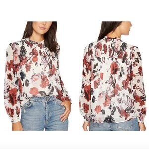 Lucky Brand floral boho blouse